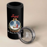 Jesus Santa Christmas 4 in 1 Can Cooler Tumbler The Reason For The Season - Wonder Print Shop