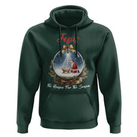 Jesus Santa Christmas Hoodie The Reason For The Season - Wonder Print Shop