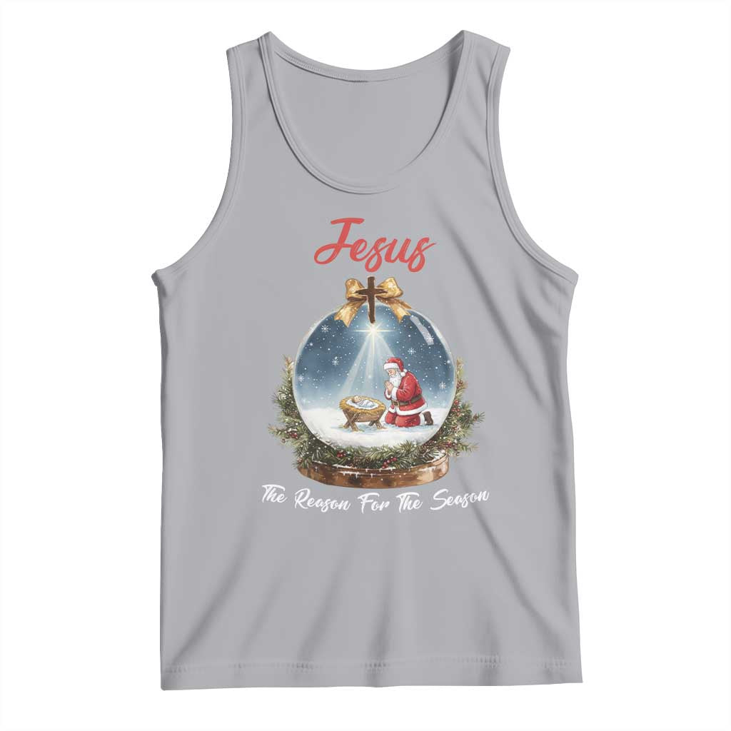 Jesus Santa Christmas Tank Top The Reason For The Season - Wonder Print Shop