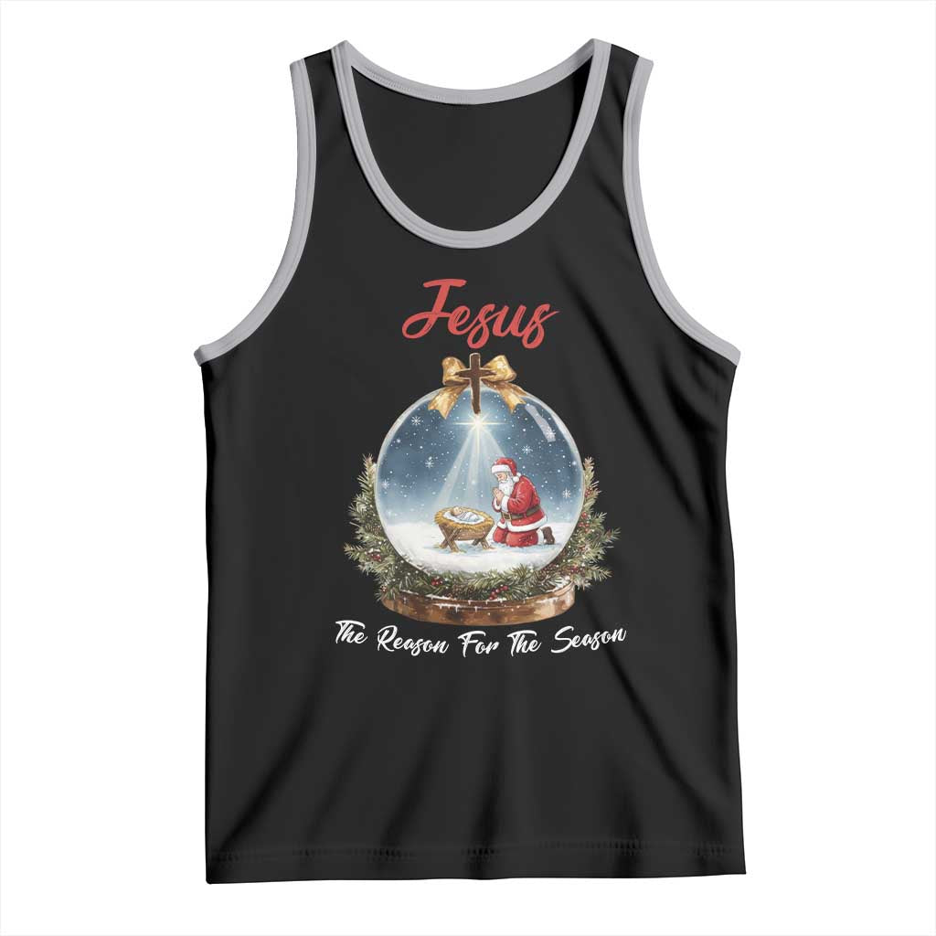 Jesus Santa Christmas Tank Top The Reason For The Season - Wonder Print Shop
