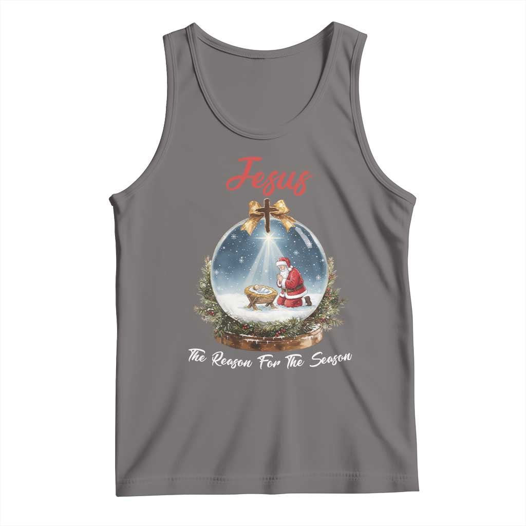 Jesus Santa Christmas Tank Top The Reason For The Season - Wonder Print Shop