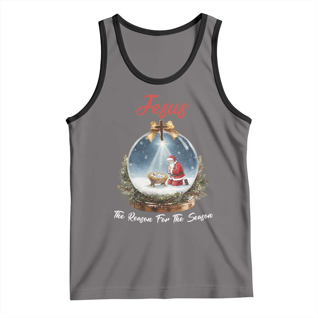 Jesus Santa Christmas Tank Top The Reason For The Season - Wonder Print Shop