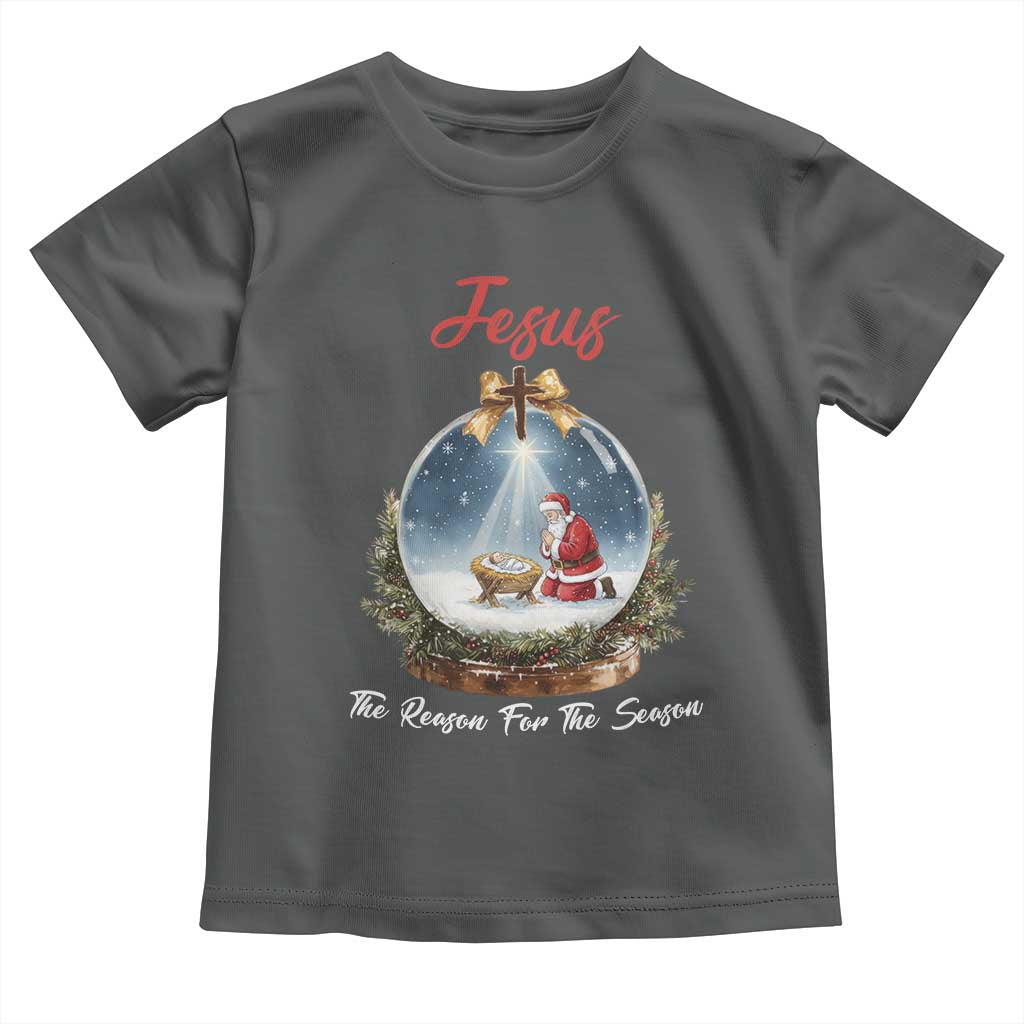Jesus Santa Christmas Toddler T Shirt The Reason For The Season - Wonder Print Shop