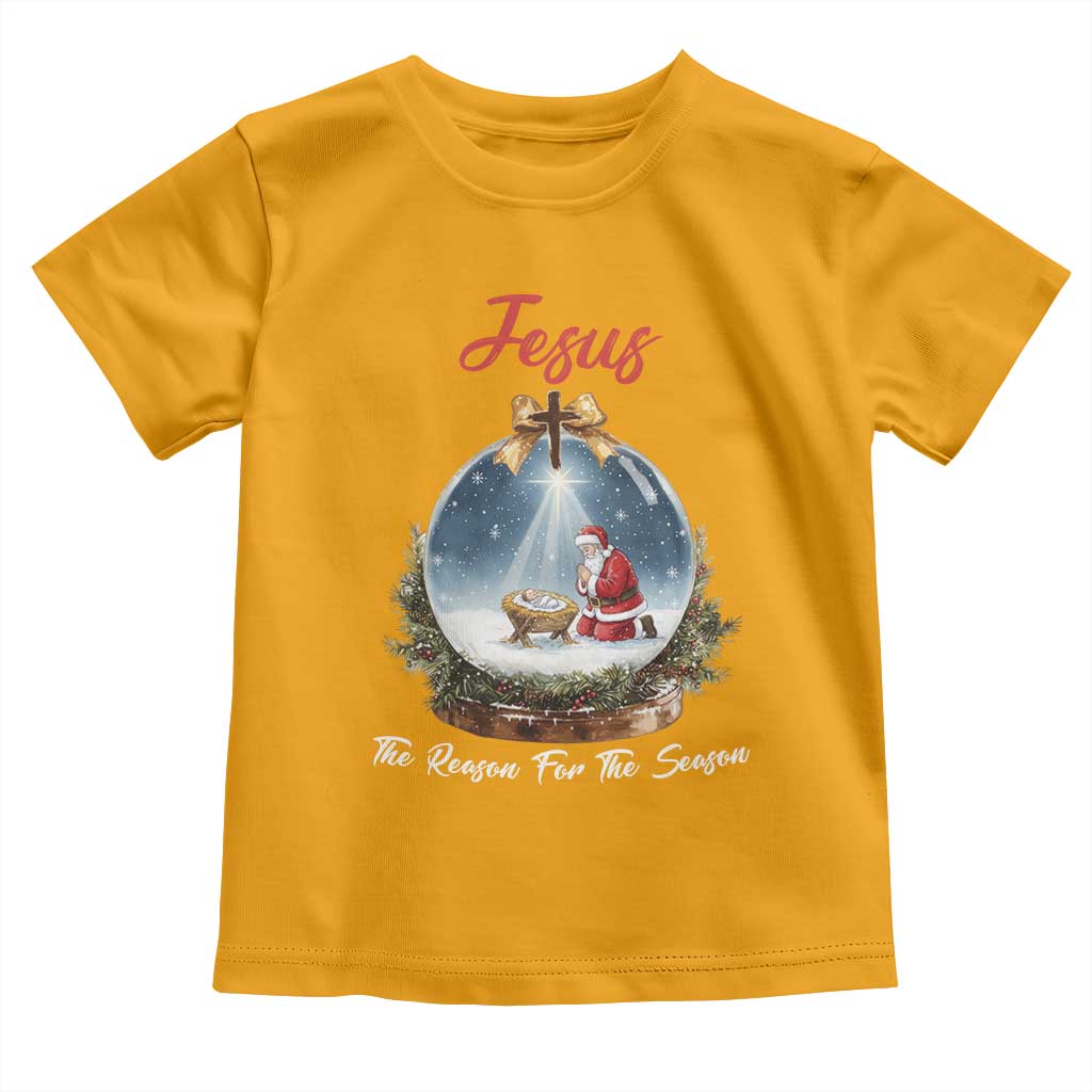Jesus Santa Christmas Toddler T Shirt The Reason For The Season - Wonder Print Shop