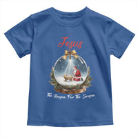 Jesus Santa Christmas Toddler T Shirt The Reason For The Season - Wonder Print Shop