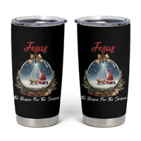 Jesus Santa Christmas Tumbler Cup The Reason For The Season - Wonder Print Shop