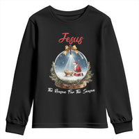 Jesus Santa Christmas Youth Sweatshirt The Reason For The Season - Wonder Print Shop