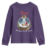 Jesus Santa Christmas Youth Sweatshirt The Reason For The Season - Wonder Print Shop
