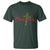 Christian Christmas T Shirt Cross Lights Faith - Wonder Print Shop