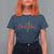 Christian Christmas T Shirt For Women Cross Lights Faith - Wonder Print Shop