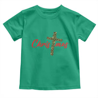 Christian Christmas Toddler T Shirt Cross Lights Faith - Wonder Print Shop