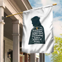 Christian Jesus Garden Flag Cross Bible Verse Inspirational Isalah 9:6 - Wonder Print Shop