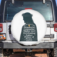 Christian Jesus Spare Tire Cover Cross Bible Verse Inspirational Isalah 9:6 - Wonder Print Shop