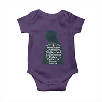 Christian Jesus Baby Onesie Cross Bible Verse Inspirational Isalah 9:6 - Wonder Print Shop