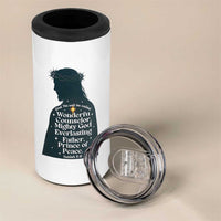 Christian Jesus 4 in 1 Can Cooler Tumbler Cross Bible Verse Inspirational Isalah 9:6 - Wonder Print Shop