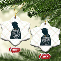 Christian Jesus Ceramic Ornament Cross Bible Verse Inspirational Isalah 9:6 - Wonder Print Shop