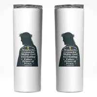 Christian Jesus Skinny Tumbler Cross Bible Verse Inspirational Isalah 9:6 - Wonder Print Shop