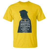 Christian Jesus T Shirt Cross Bible Verse Inspirational Isalah 9:6 - Wonder Print Shop