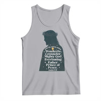 Christian Jesus Tank Top Cross Bible Verse Inspirational Isalah 9:6 - Wonder Print Shop