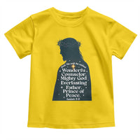 Christian Jesus Toddler T Shirt Cross Bible Verse Inspirational Isalah 9:6 - Wonder Print Shop