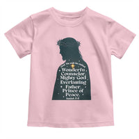 Christian Jesus Toddler T Shirt Cross Bible Verse Inspirational Isalah 9:6 - Wonder Print Shop