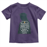 Christian Jesus Toddler T Shirt Cross Bible Verse Inspirational Isalah 9:6 - Wonder Print Shop