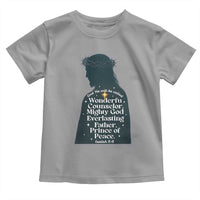 Christian Jesus Toddler T Shirt Cross Bible Verse Inspirational Isalah 9:6 - Wonder Print Shop