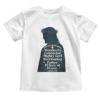 Christian Jesus Toddler T Shirt Cross Bible Verse Inspirational Isalah 9:6 - Wonder Print Shop