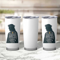 Christian Jesus Tumbler Cup Cross Bible Verse Inspirational Isalah 9:6 - Wonder Print Shop