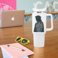 Christian Jesus Tumbler With Handle Cross Bible Verse Inspirational Isalah 9:6 - Wonder Print Shop