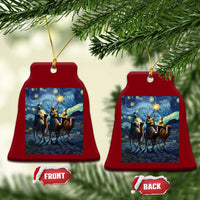 Three Kings Ceramic Ornament Nativity Scene Starry Night Christian Xmas - Wonder Print Shop