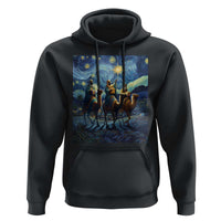 Three Kings Hoodie Nativity Scene Starry Night Christian Christmas - Wonder Print Shop