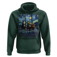 Three Kings Hoodie Nativity Scene Starry Night Christian Christmas - Wonder Print Shop