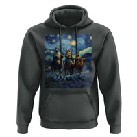 Three Kings Hoodie Nativity Scene Starry Night Christian Christmas - Wonder Print Shop
