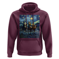 Three Kings Hoodie Nativity Scene Starry Night Christian Christmas - Wonder Print Shop