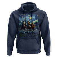 Three Kings Hoodie Nativity Scene Starry Night Christian Christmas - Wonder Print Shop