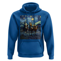 Three Kings Hoodie Nativity Scene Starry Night Christian Christmas - Wonder Print Shop
