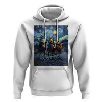 Three Kings Hoodie Nativity Scene Starry Night Christian Christmas - Wonder Print Shop
