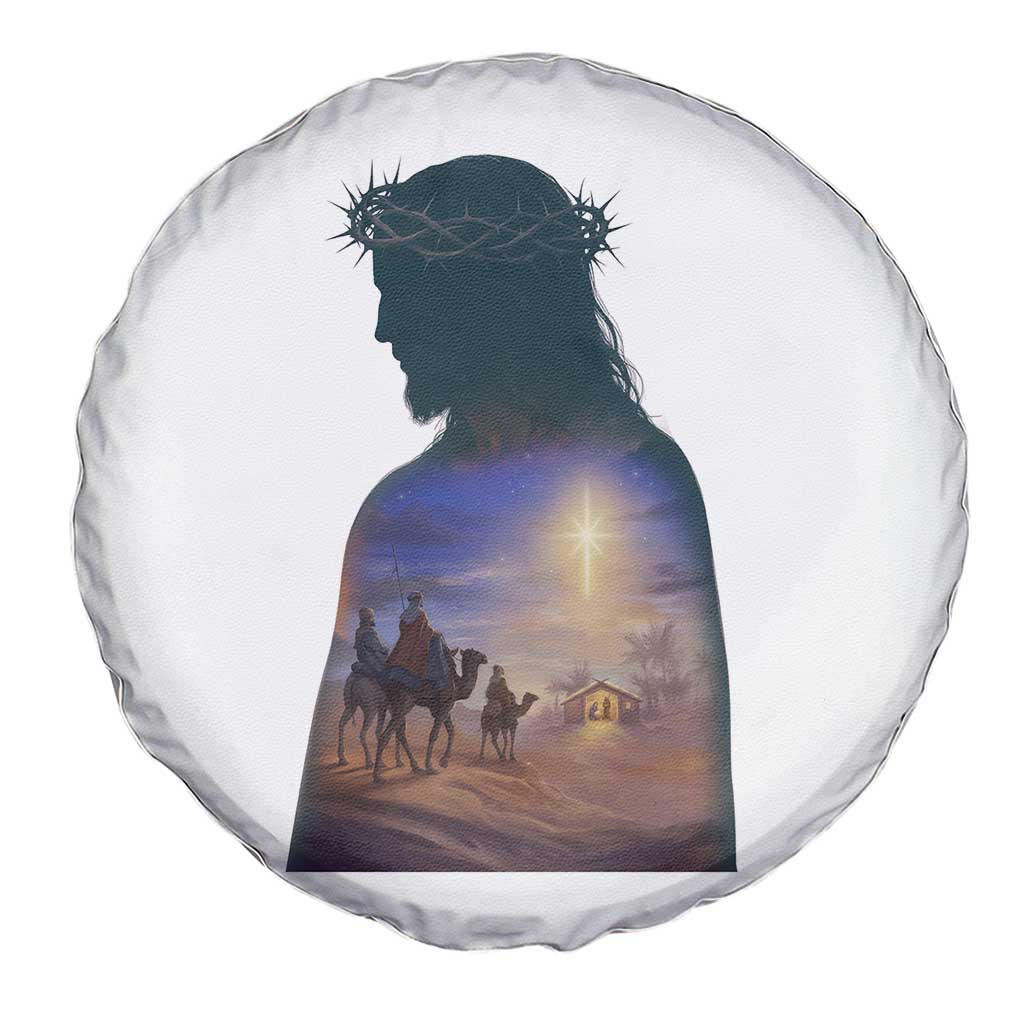 Three Wise Men Nativity Scene Spare Tire Cover Christian Jesus Faith - Wonder Print Shop
