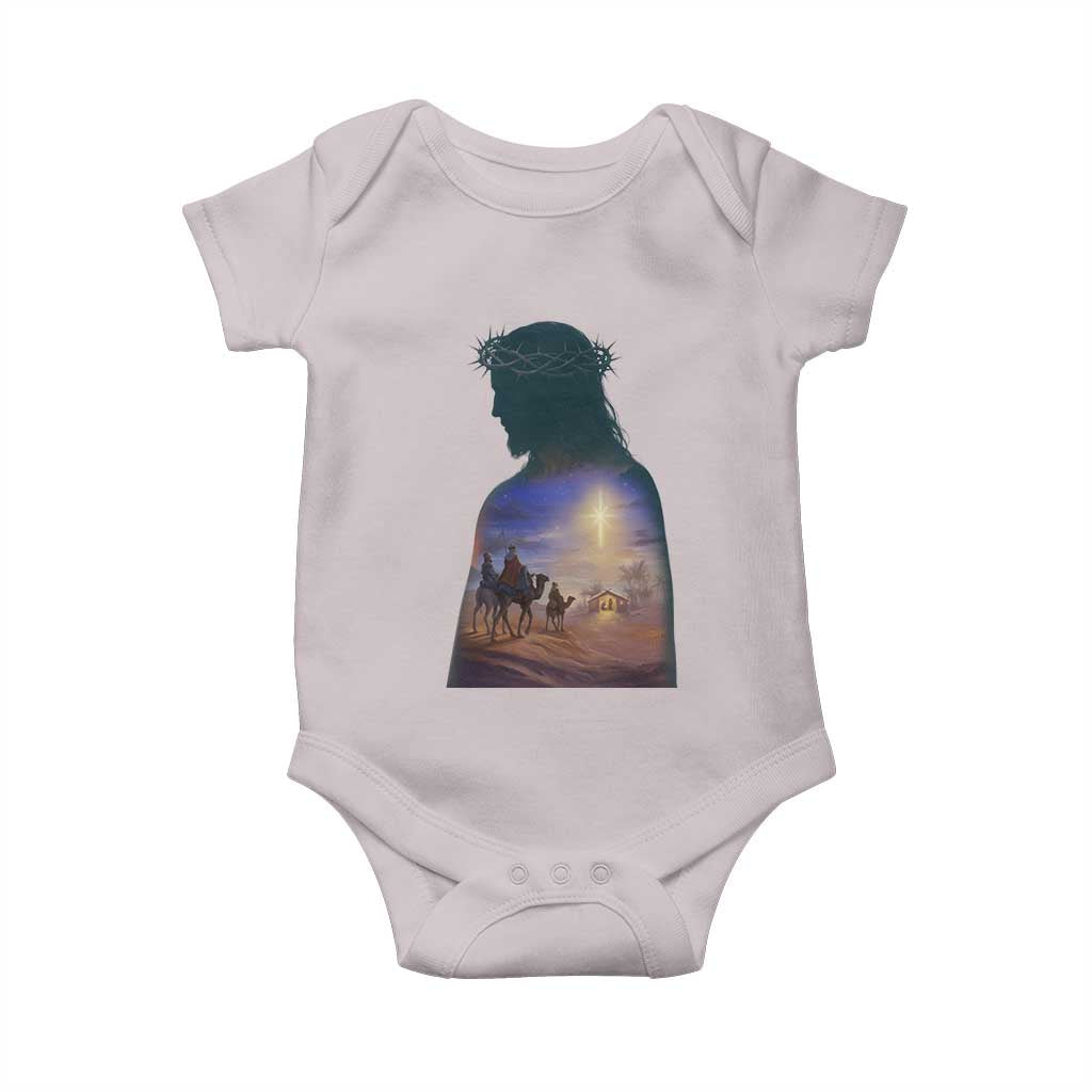 Three Wise Men Nativity Scene Baby Onesie Christian Jesus Faith - Wonder Print Shop
