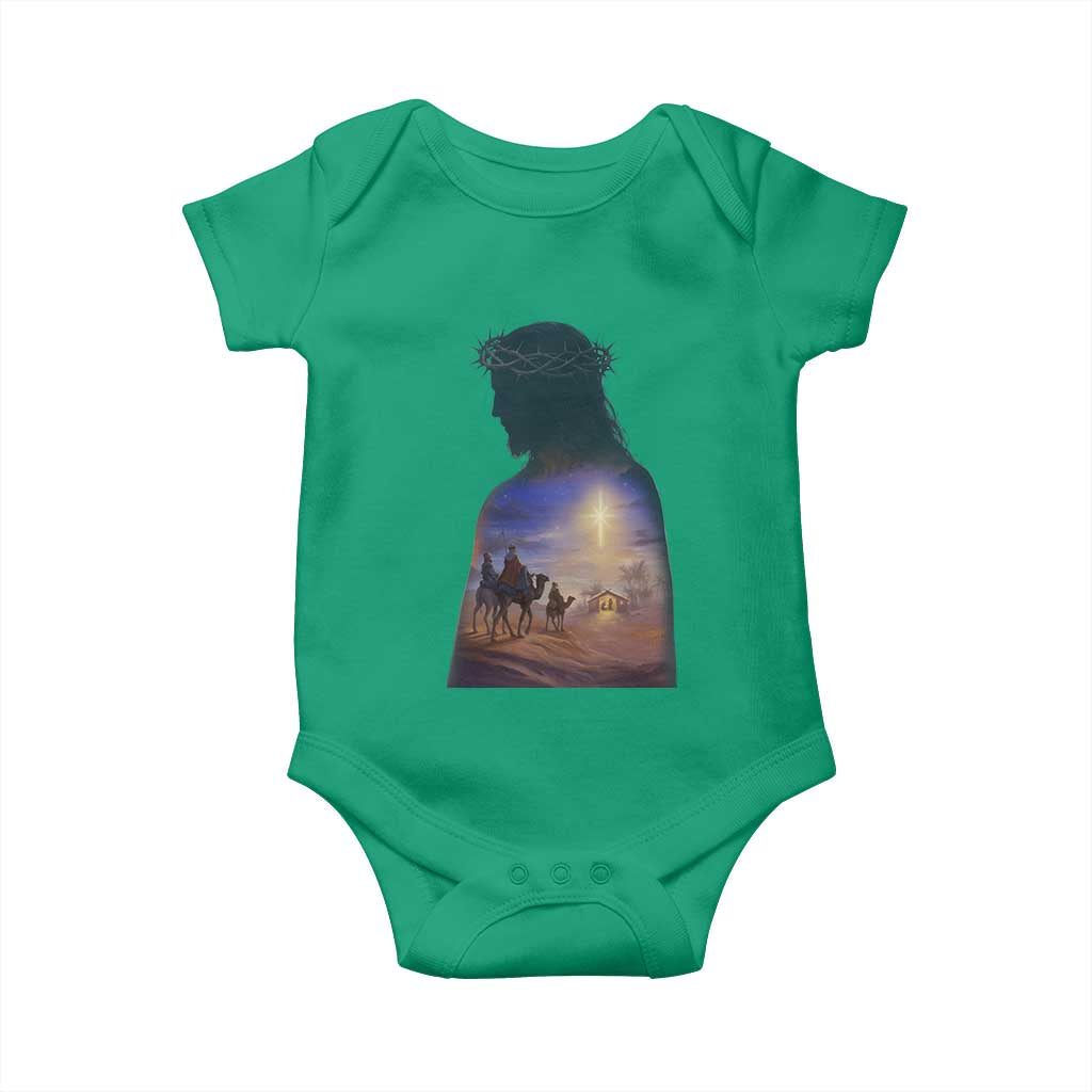 Three Wise Men Nativity Scene Baby Onesie Christian Jesus Faith - Wonder Print Shop