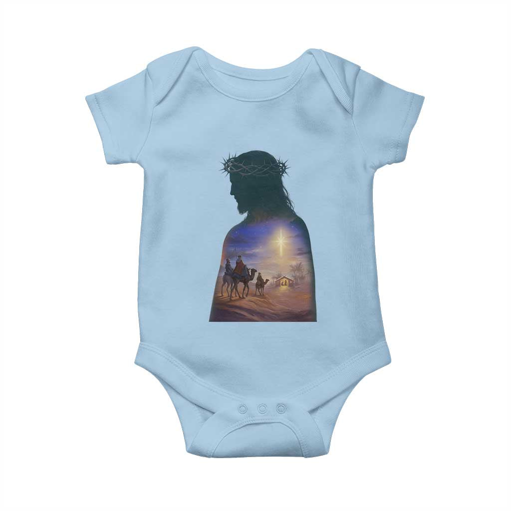 Three Wise Men Nativity Scene Baby Onesie Christian Jesus Faith - Wonder Print Shop