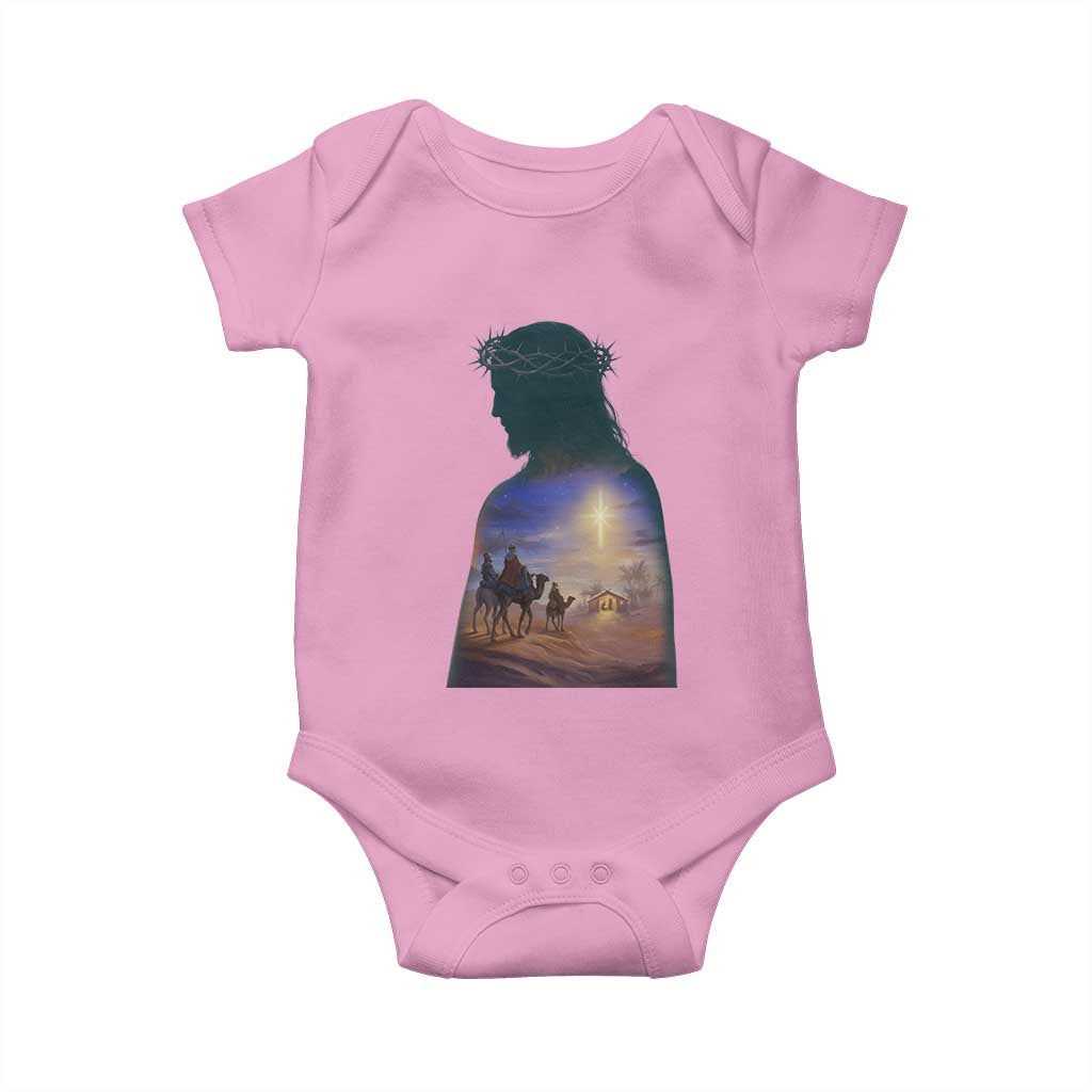 Three Wise Men Nativity Scene Baby Onesie Christian Jesus Faith - Wonder Print Shop