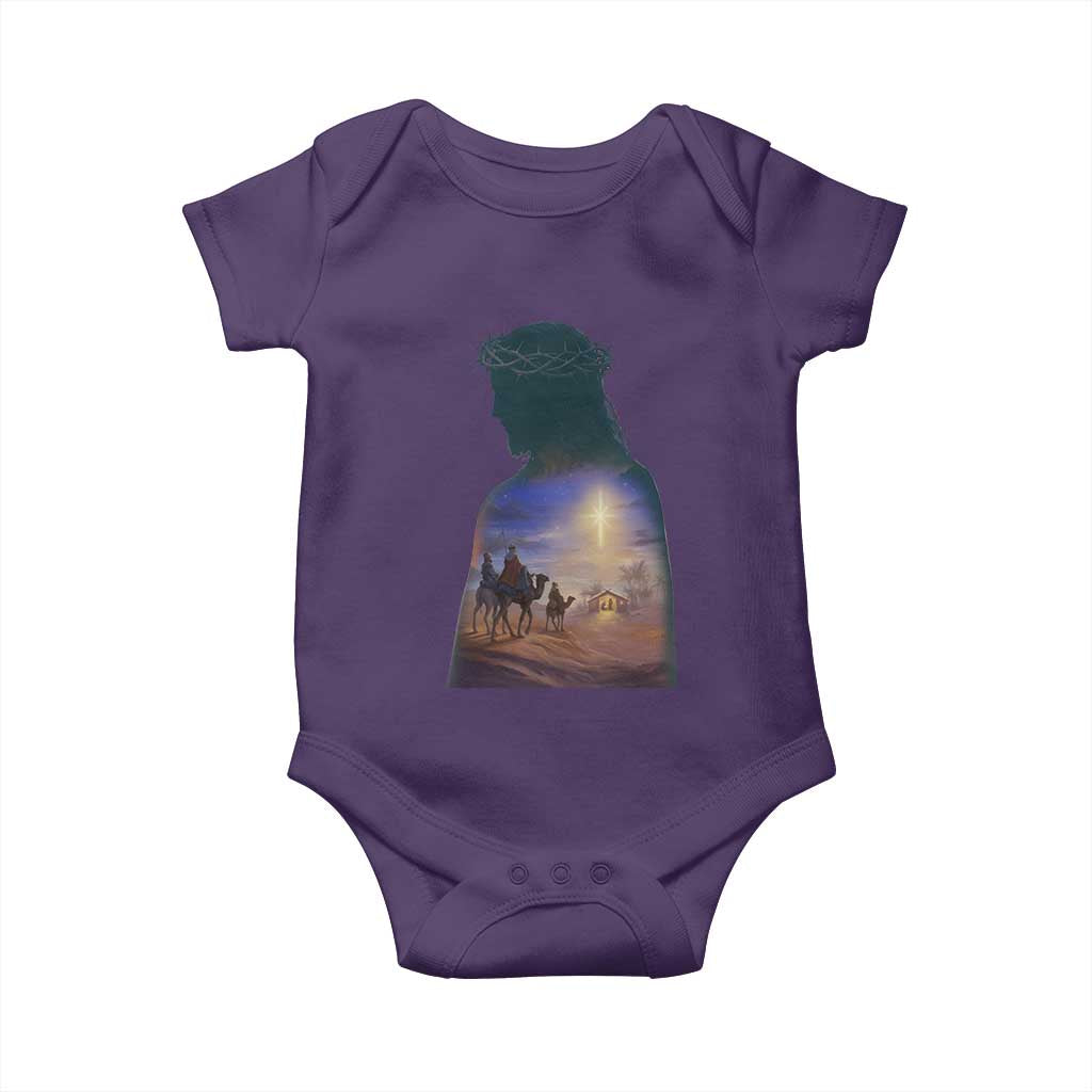 Three Wise Men Nativity Scene Baby Onesie Christian Jesus Faith - Wonder Print Shop