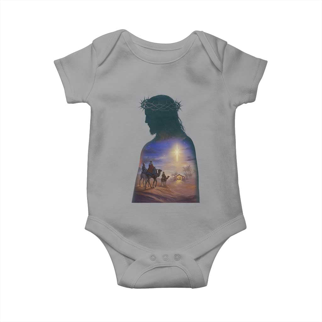 Three Wise Men Nativity Scene Baby Onesie Christian Jesus Faith - Wonder Print Shop