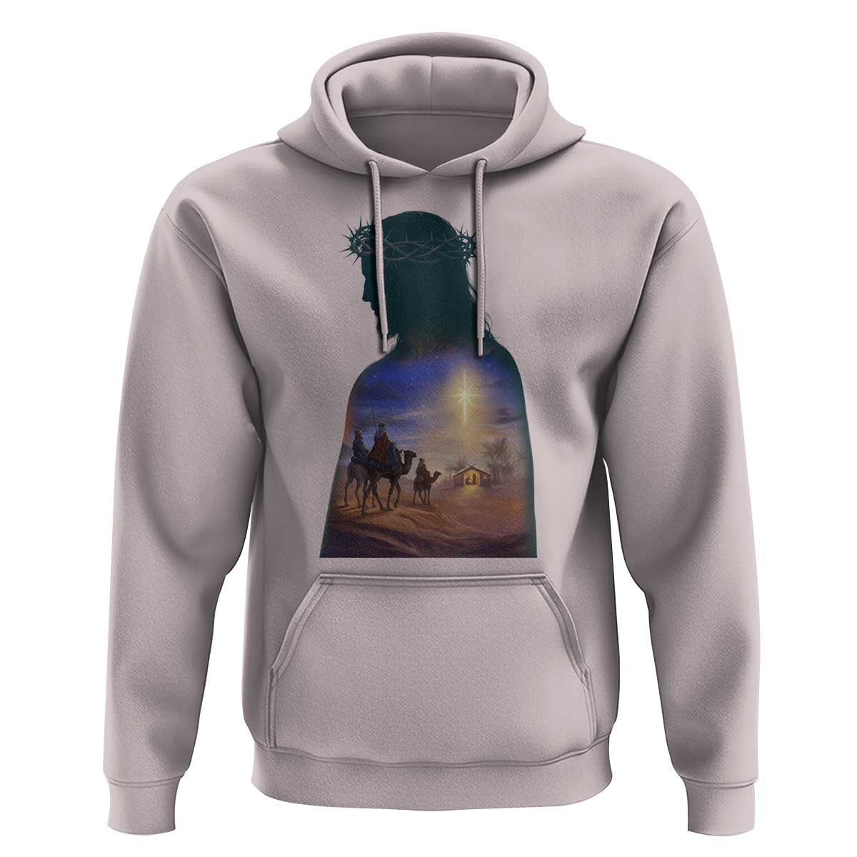 Three Wise Men Nativity Scene Hoodie Christian Jesus Faith - Wonder Print Shop