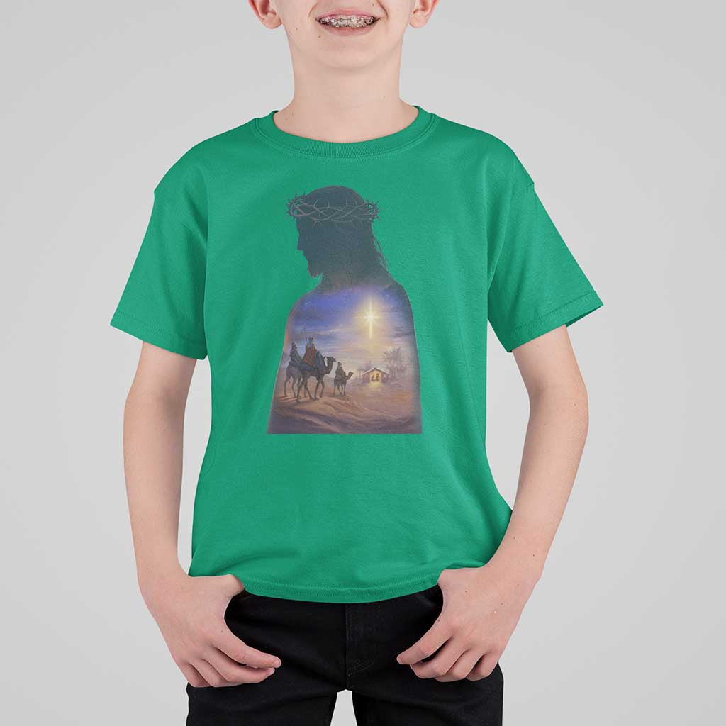 Three Wise Men Nativity Scene T Shirt For Kid Christian Jesus Faith - Wonder Print Shop