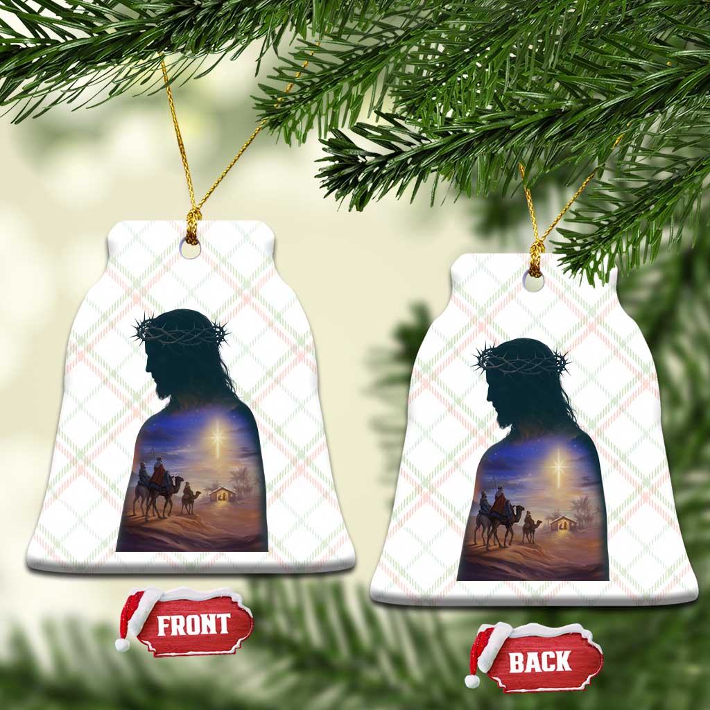Three Wise Men Nativity Scene Ceramic Ornament Christian Jesus Faith - Wonder Print Shop