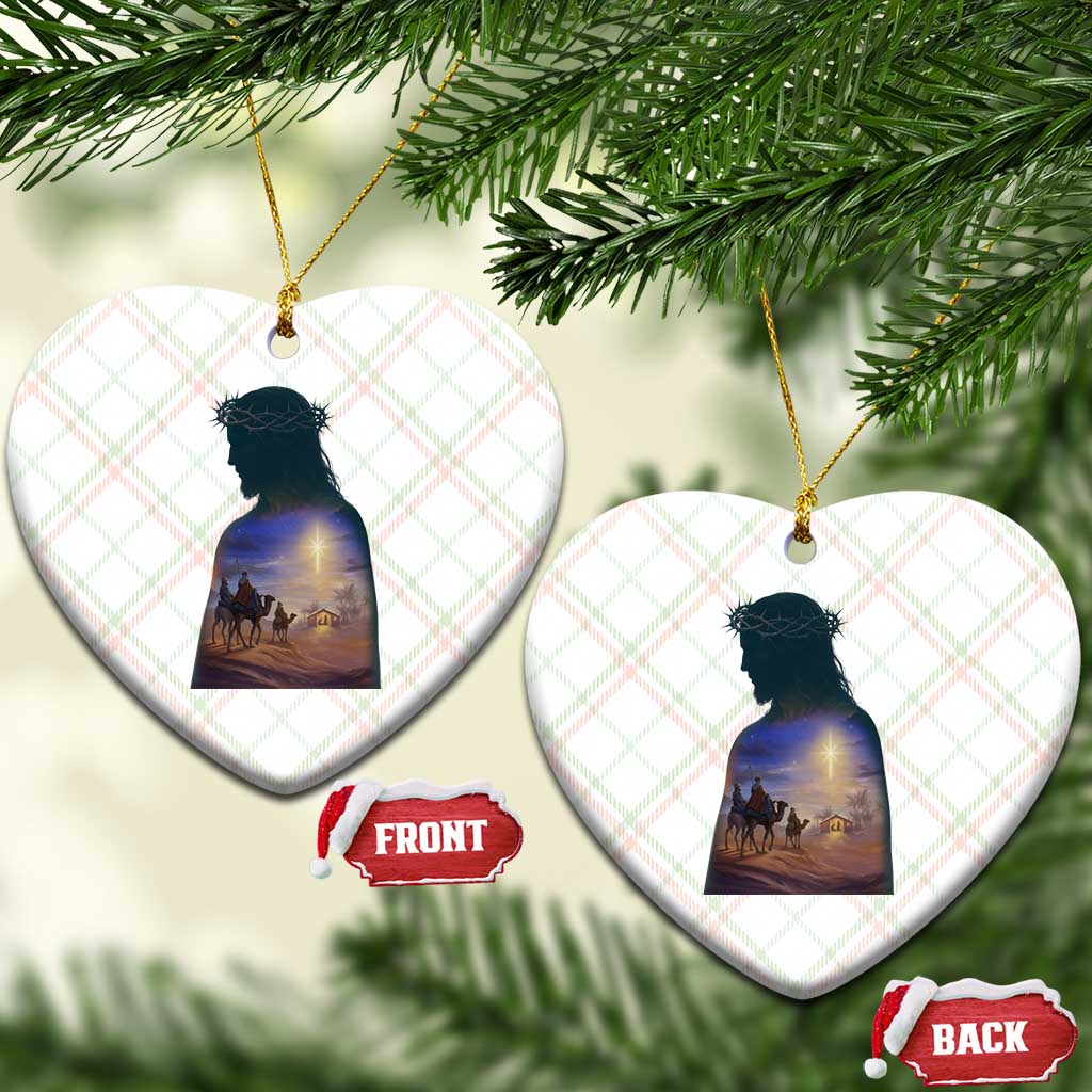 Three Wise Men Nativity Scene Ceramic Ornament Christian Jesus Faith - Wonder Print Shop
