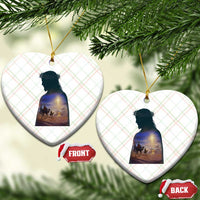 Three Wise Men Nativity Scene Ceramic Ornament Christian Jesus Faith - Wonder Print Shop